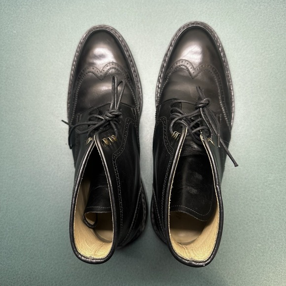 JACK ERWIN Original Goodyear Welted Boots Black Handmade In Spain Men's 10.5 - Picture 6 of 16